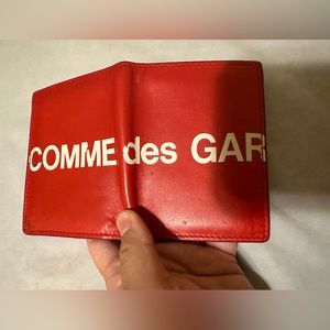 COMME DES GARCONS SA0641HL HUGE LOGO WALLET